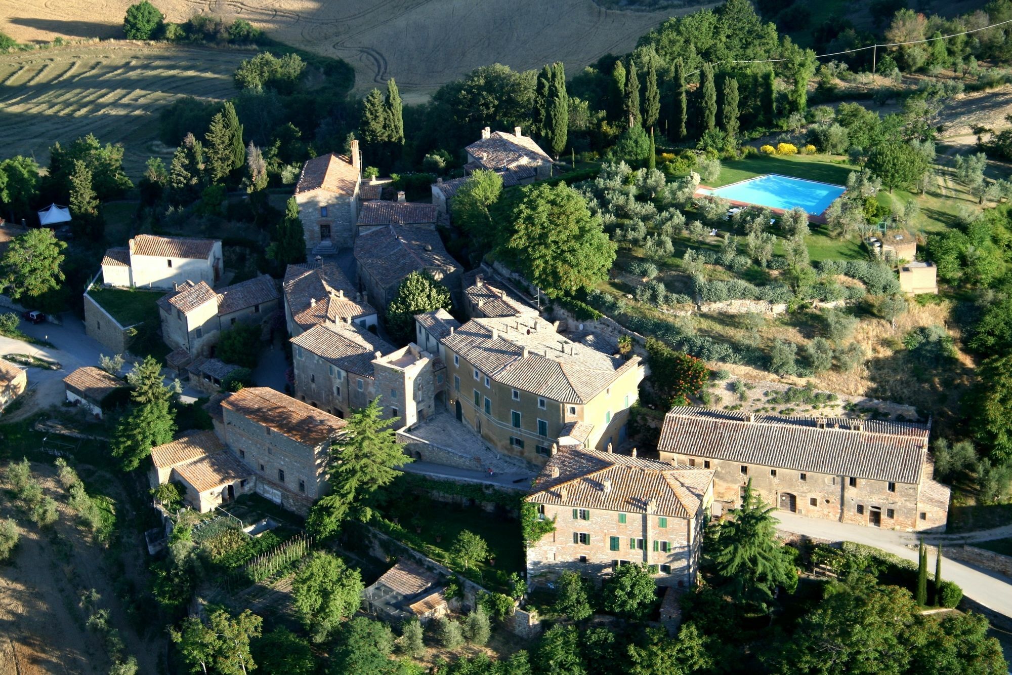 Villa Borgo Lucignanello Bandini San Giovanni dʼAsso Exterior foto